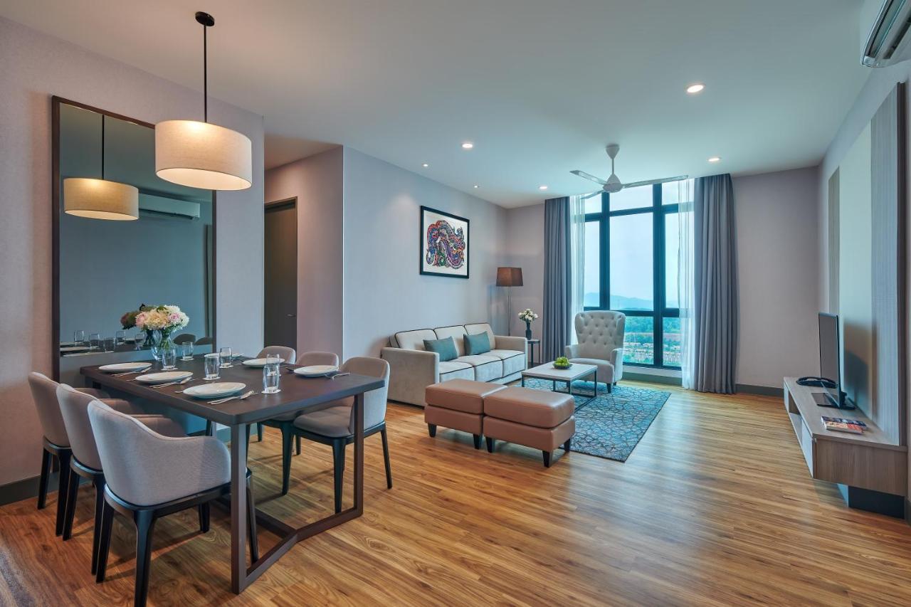 Mercure Living Путраджая Екстериор снимка A typical living room of a serviced apartment in Kuala Lumpur, Malaysia.